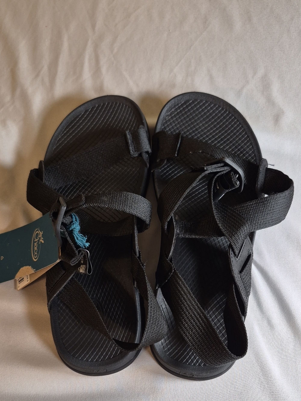 Chaco Adults Black Adjustable Strap Sandals